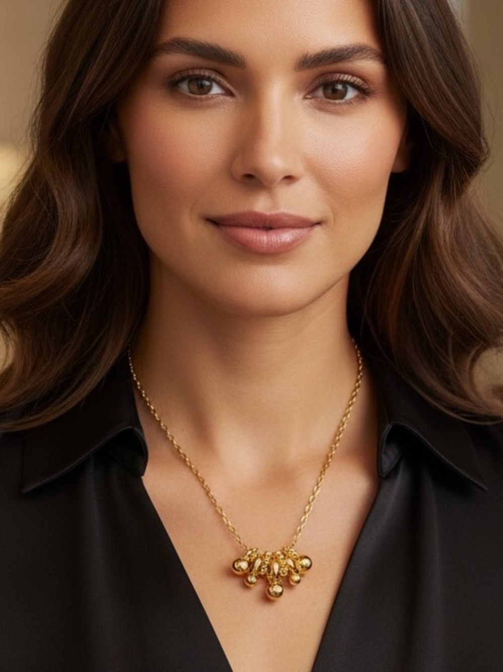 New Hillberg & Berk Bubbles Multi Charm Chain Necklace
Sterling 
Retail $450